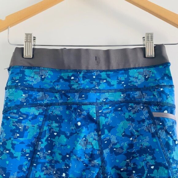 Lole High Waisted Blue Camo Pants - Picture 6 of 7